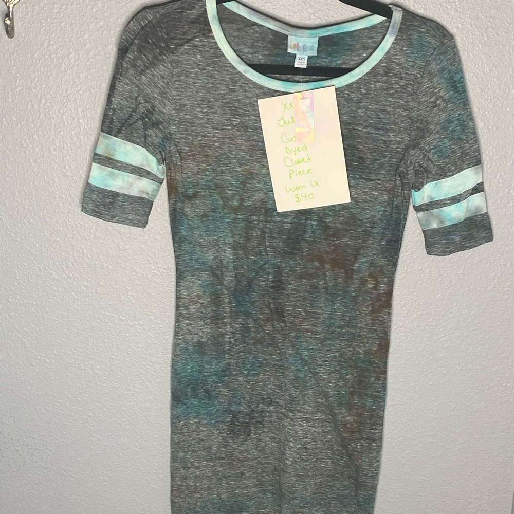 LuLaRoe Julia Custom tie dye new